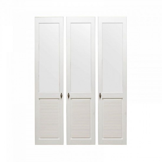 Комплект дверей к стеллажу Рауна 30 (белый воск) - 3 шт.