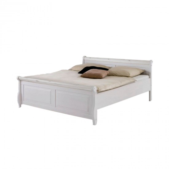 Кровать двуспальная Мальта 160 (белый воск)
