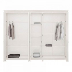 Шкаф для одежды Рауна 50 (белый воск)